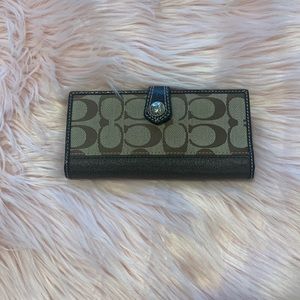 Coach slim wallet